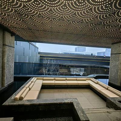 绵阳高新实验中学庭院软包