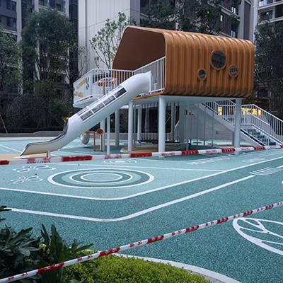 西昌臻境儿童滑滑梯实景应用