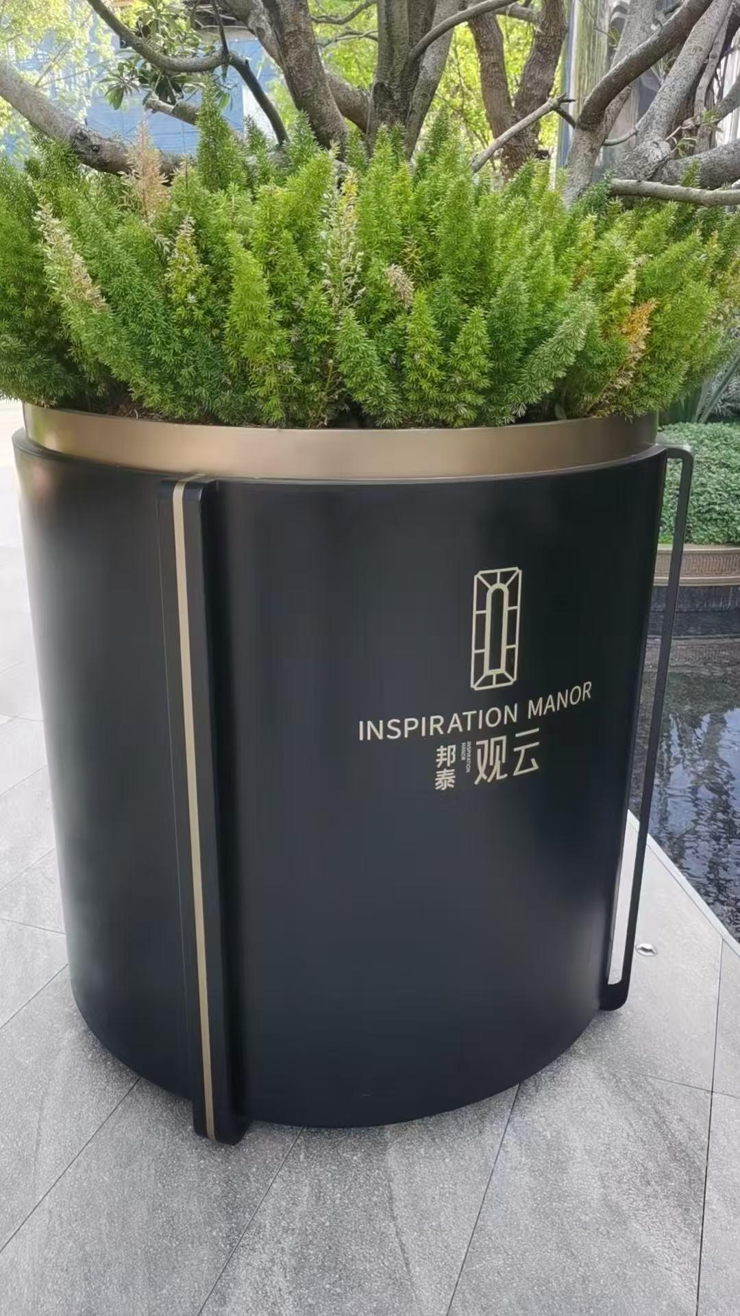 邦泰-观云项目-户外树箱应用